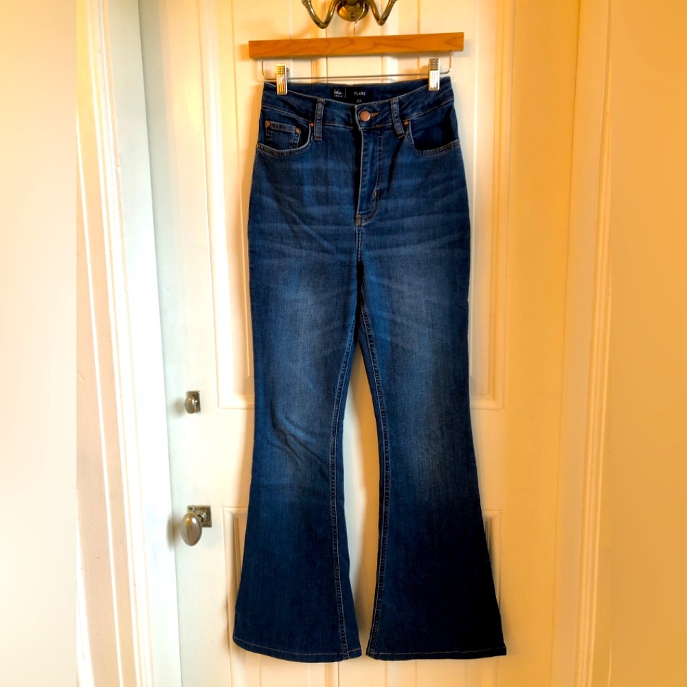 Boden flare high waist jeans size 4R